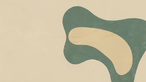 Two overlapping shapes with golden glow where they intersect