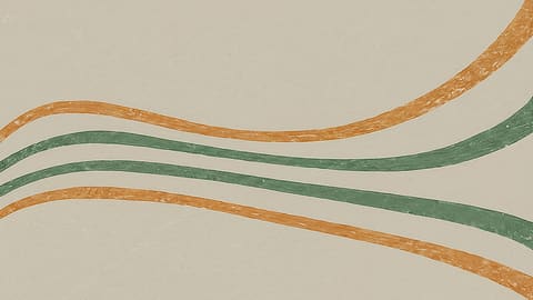 Sound waves flowing organically in warm earth tones