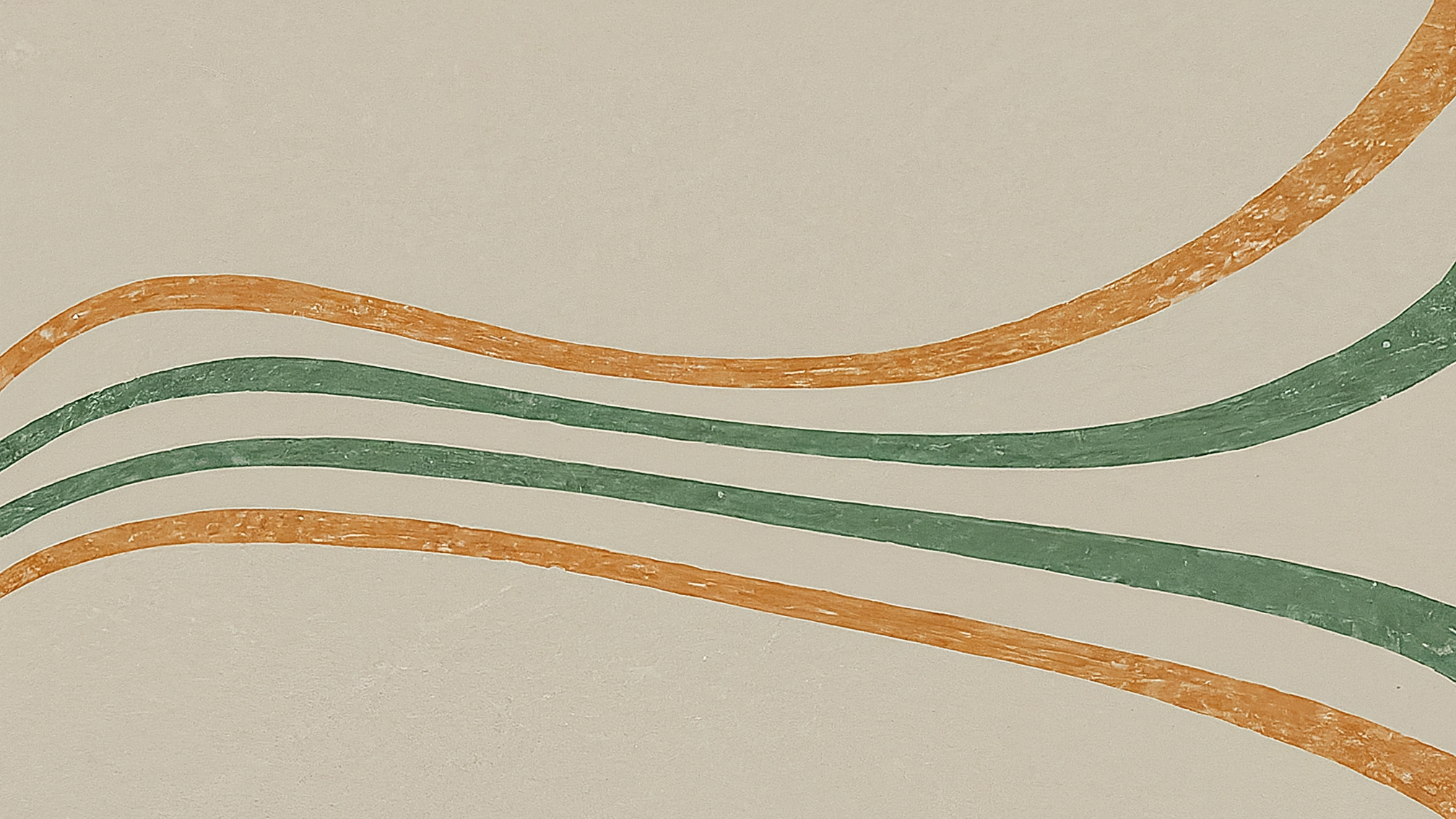 Sound waves flowing organically in warm earth tones