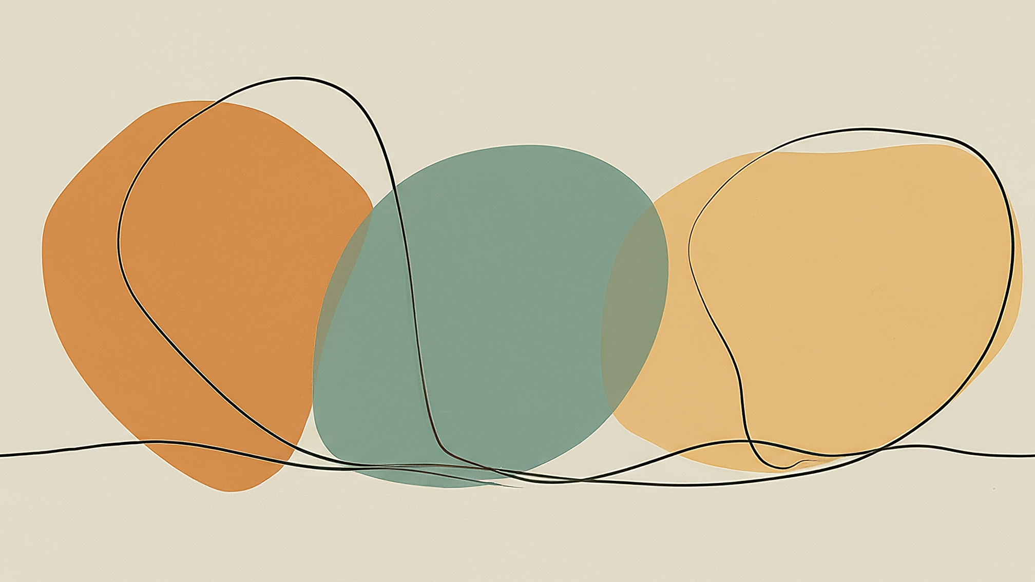 Upward flowing line with marks showing incremental progress